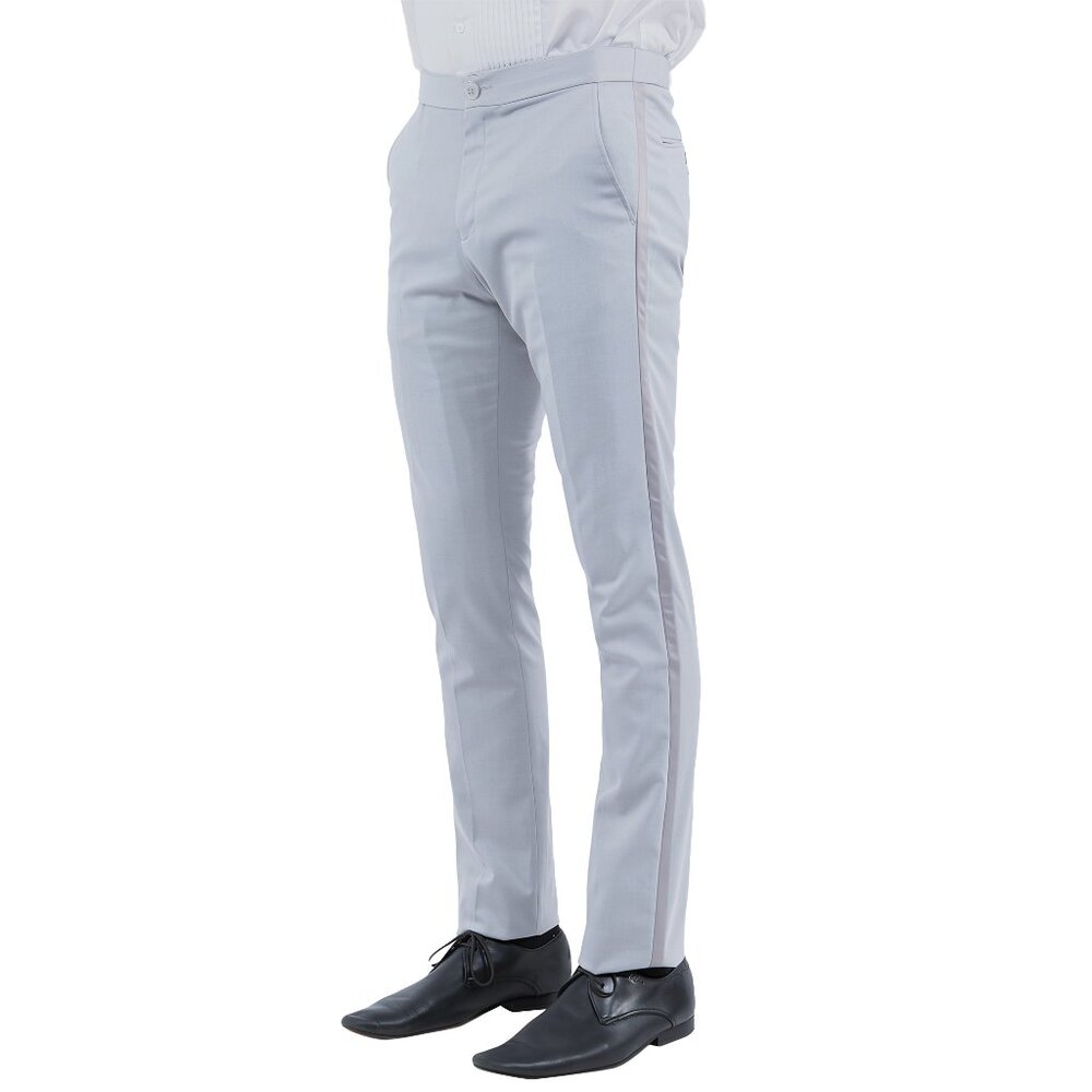 Men's Tuxedo Pants, Separates w/ Expandable Waistband, Grey